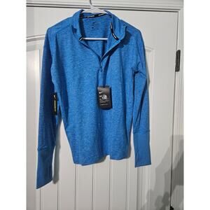 Nike Womens Dri Fit Running Quarter Zip Blue Size Small